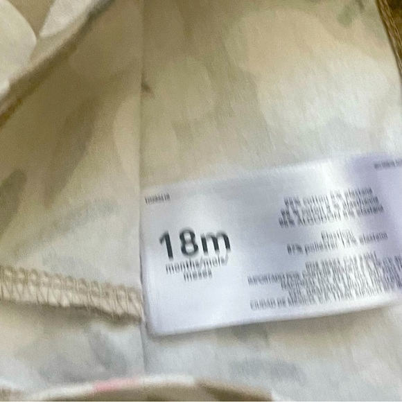 Carter’s casual Floral Print grey leggings pull-on elastic waist Girls 18 Mo - Picture 8 of 8